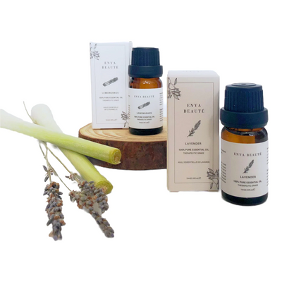 Essential Oil Twin Bundle (Lemongrass Essential Oil + Lavender Essential Oil)